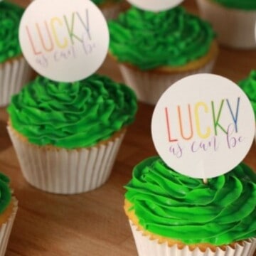 Lucky Cupcake Toppers 2