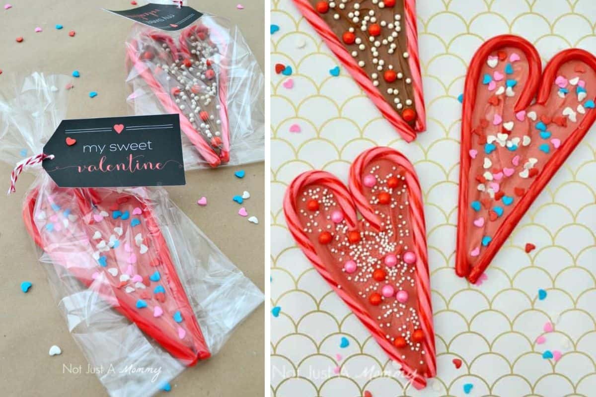 Candy Cane Hearts and Free Printables.