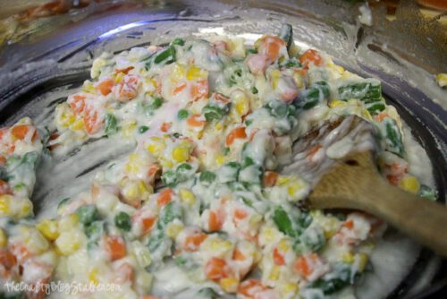 cooking vegetables in cream of chicken soup