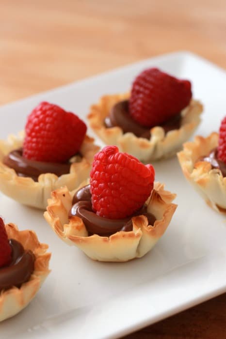 Nutella and Raspberry Fillo Cup 2