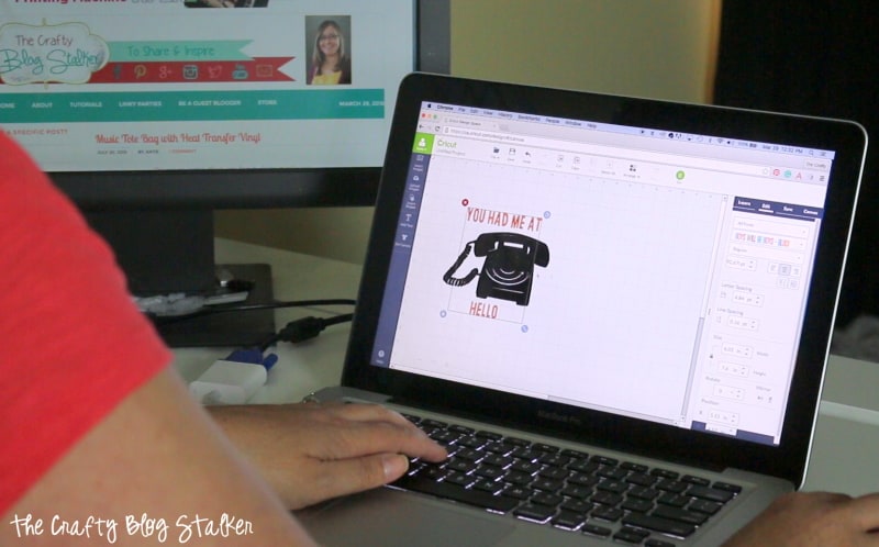 How to Design Trendy T-Shirts with Cricut, a tutorial featured by top US craft blog, The Crafty Blog Stalker.