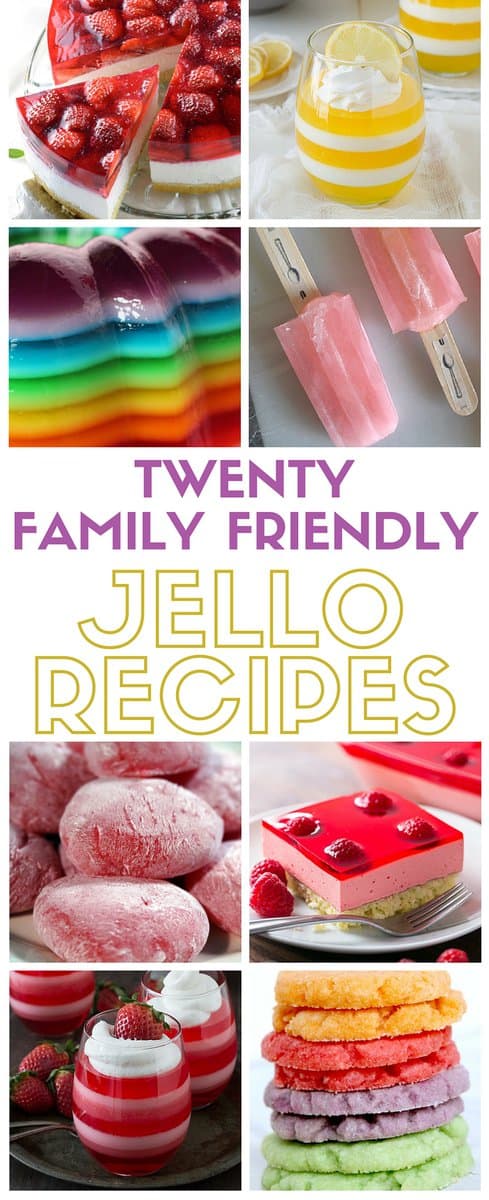 20 Family Friendly Jello Recipes | The Crafty Blog Stalker