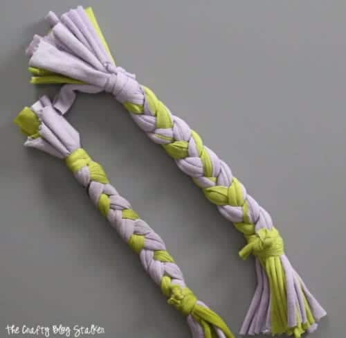 braided dog toys