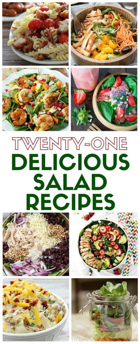 21 Delicious Salad Recipes - The Crafty Blog Stalker