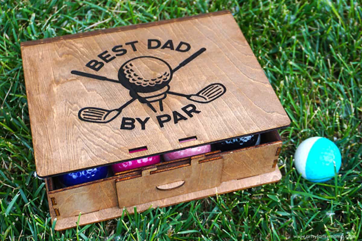 Father's Day Golf Ball Box.