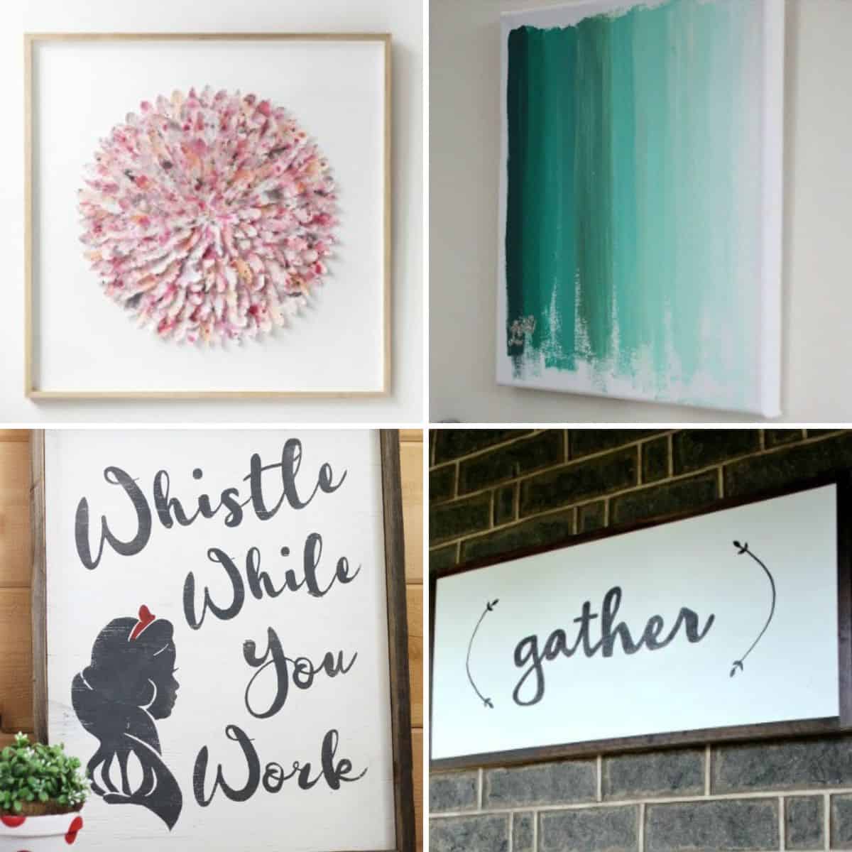 20 Painted Wall Art Ideas - The Crafty Blog Stalker