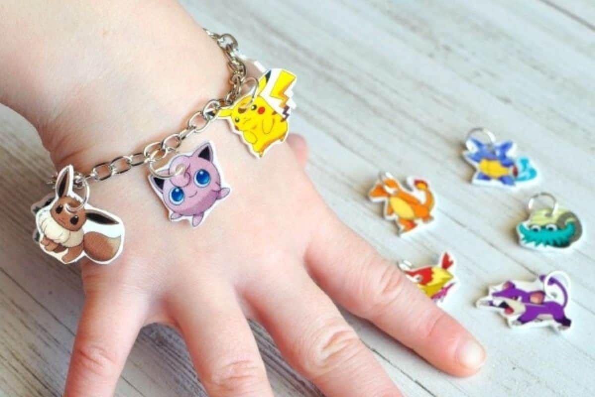 DIY Pokemon Charm Bracelet