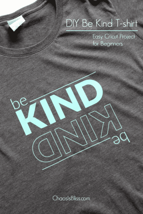 T-shirt DIY Be Kind