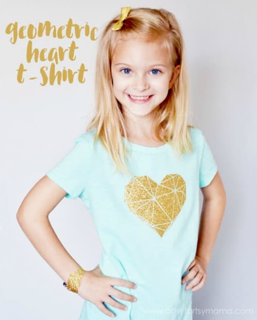 Geometric Heart Tshirt