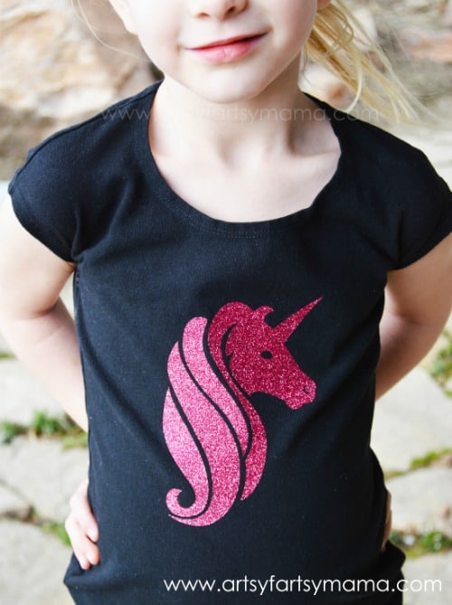 Glitter Unicorn Tshirt 