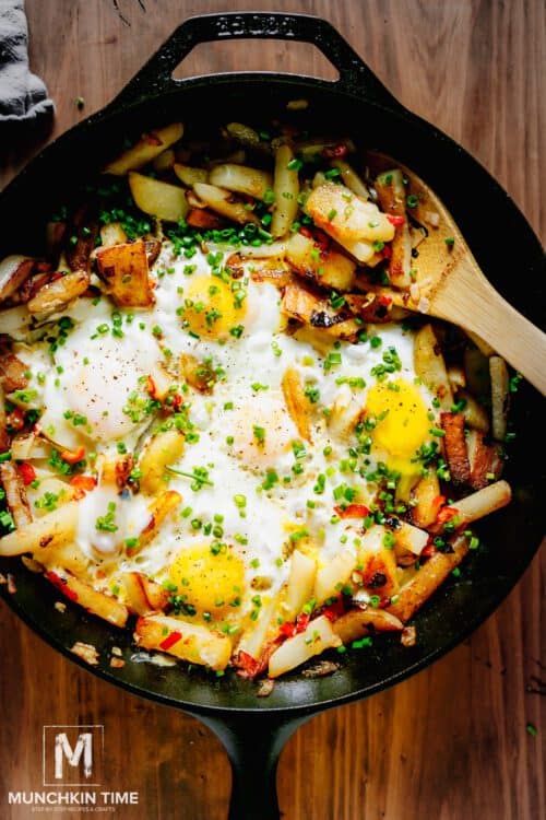 Potato Hash and Eggs from Muchkin Time