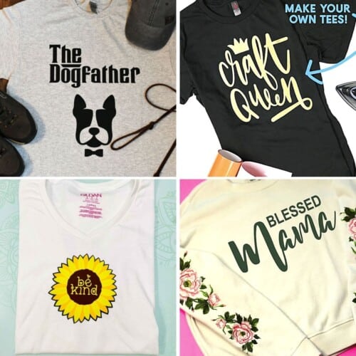 20 DIY Heat Transfer Vinyl Shirts - The Crafty Blog Stalker