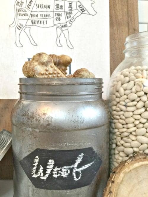 How to Reuse Plastic Jars and Make Stylish Storage Containers tutorial, featured by top US craft blog, The Crafty Blog Stalker