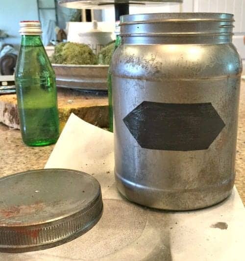 How to Reuse Plastic Jars and Make Stylish Storage Containers tutorial, featured by top US craft blog, The Crafty Blog Stalker