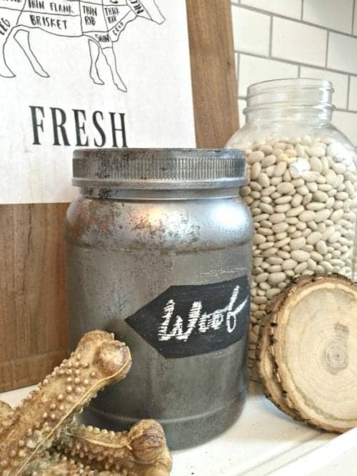 How to Reuse Plastic Jars and Make Stylish Storage Containers tutorial, featured by top US craft blog, The Crafty Blog Stalker