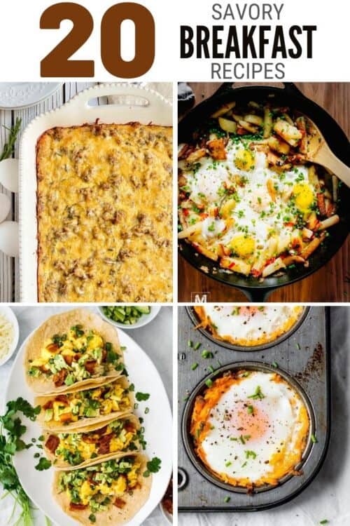 Title image for 20 Delicious Savory Breakfast Dishes