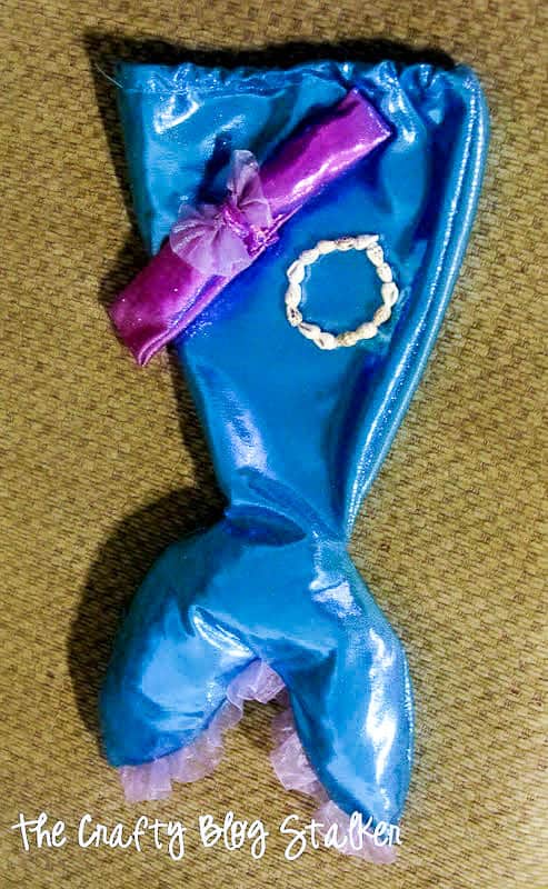 image of finished mermaid costume