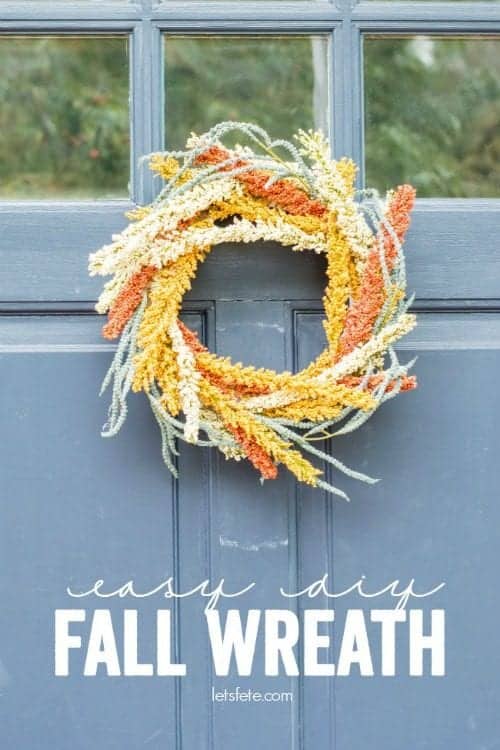 How to Make 20 Easy Wreaths for Fall featured by top US craft blog, The Crafty Blog Stalker.