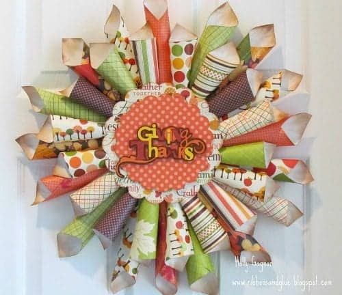 How to Make 20 Easy Wreaths for Fall featured by top US craft blog, The Crafty Blog Stalker.