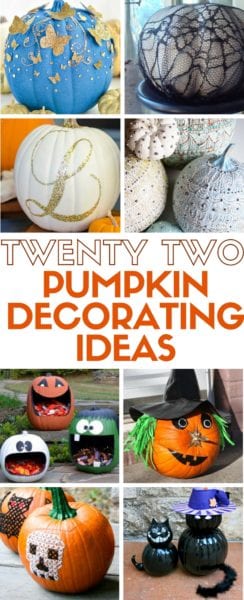 22 Pumpkin Decorating Ideas - The Crafty Blog Stalker