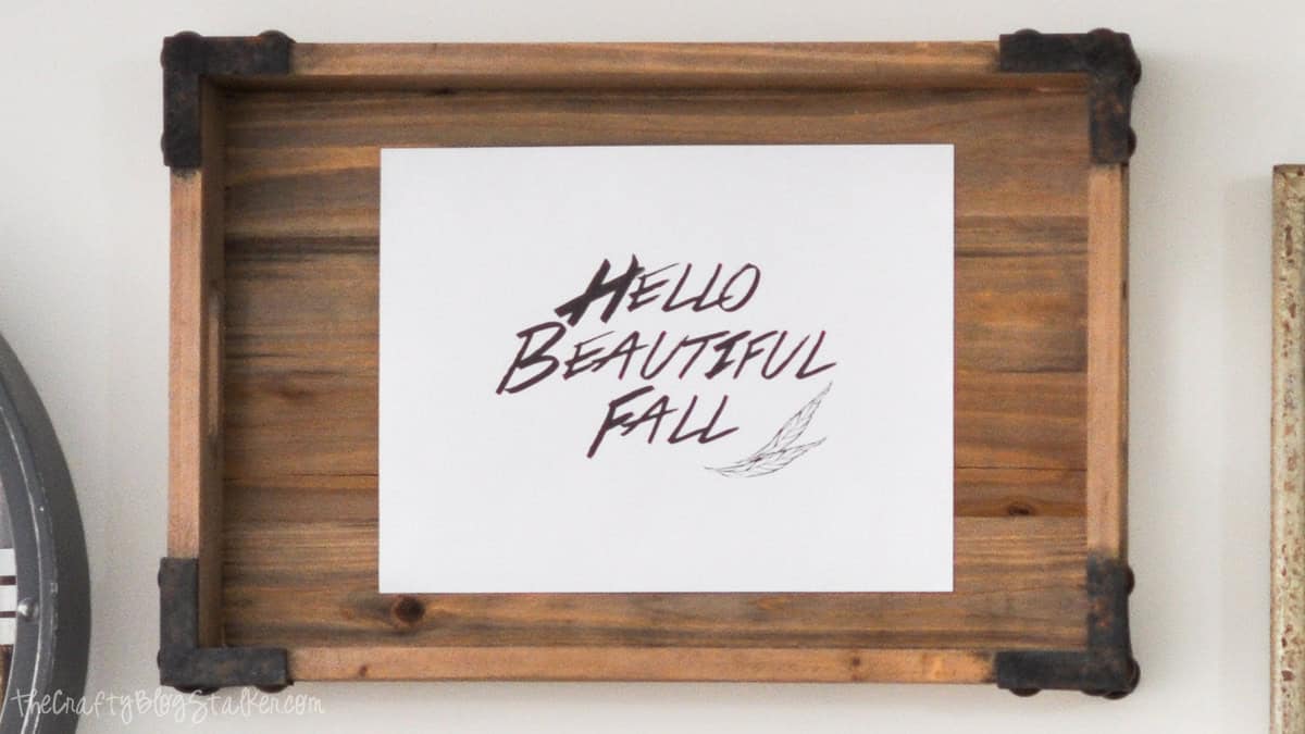 Looking for easy Fall Decor? This Autumn Definition Printable along with over 35 more is the perfect way to easily add a little Fall Decor to your home.