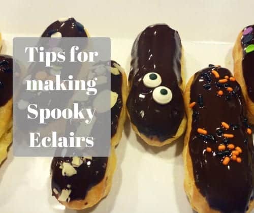 spooky eclairs