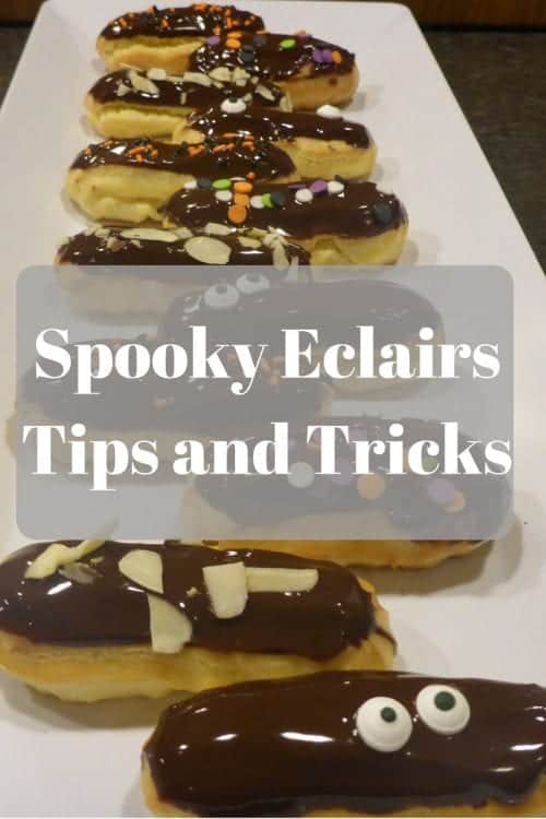 title image for How to Make Spooky Eclairs for Halloween with Tips and Tricks
