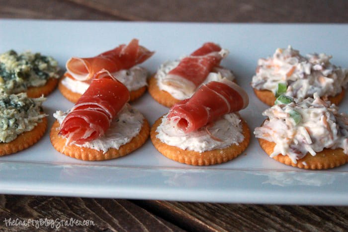 Prosciutto and Cheese Crackers