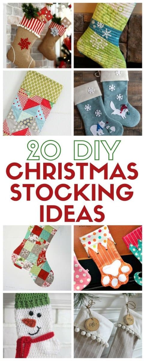 20 DIY Christmas Stocking Ideas - The Crafty Blog Stalker