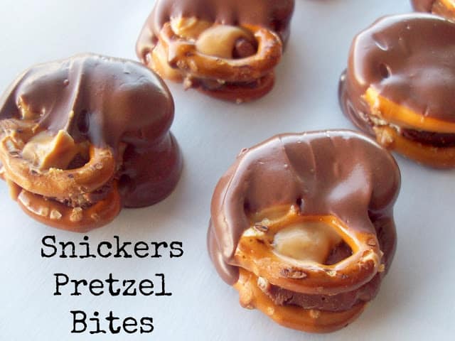 Snickers Pretzel Bites