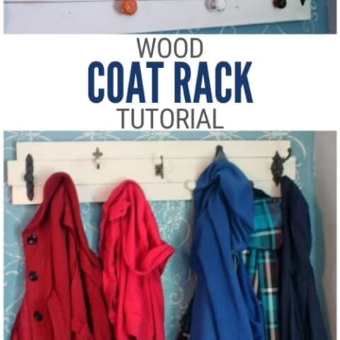How to Make a Coat Rack out of Wood | Crafty Blog Stalker