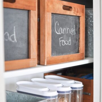 Farmhouse Pantry Organization