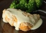 Commit to homemade meals with delicious and easy Chicken Cordon Bleu Recipe with Creamy Dijon Sauce. An easy DIY recipe tutorial idea.