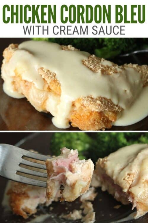 title image for How to Make Easy Chicken Cordon Bleu with Cream Sauce