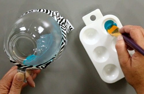 How to Paint Glass Coffee Mugs Permanently, a tutorial featured by top US craft blog, The Crafty Blog Stalker.