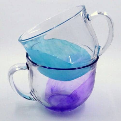 How to Paint Glass Coffee Mugs Permanently, a tutorial featured by top US craft blog, The Crafty Blog Stalker.