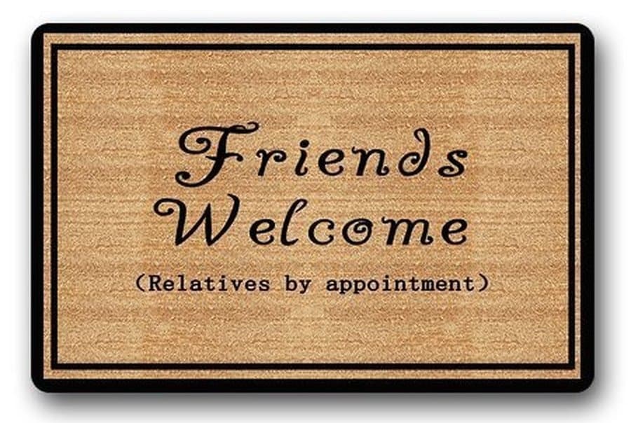 Friends Welcome Doormat