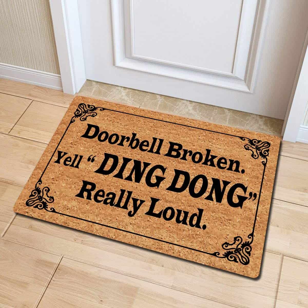Doorbell Broken Yell Ding Dong Really Loud