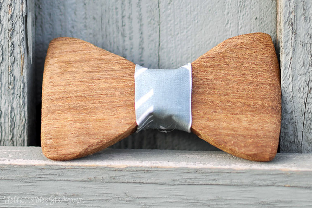 How to Make Wood Bow Ties - The Crafty Blog Stalker