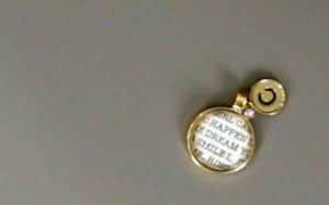 How to Make a Gold Monogram Pendant Necklace - The Crafty Blog Stalker