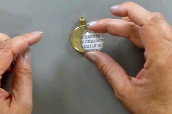 How to Make a Gold Monogram Pendant Necklace - The Crafty Blog Stalker