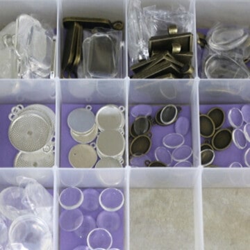 How to Organize Your Jewelry Making Supplies, a tutorial featured by top US craft blog, The Crafty Blog Stalker.
