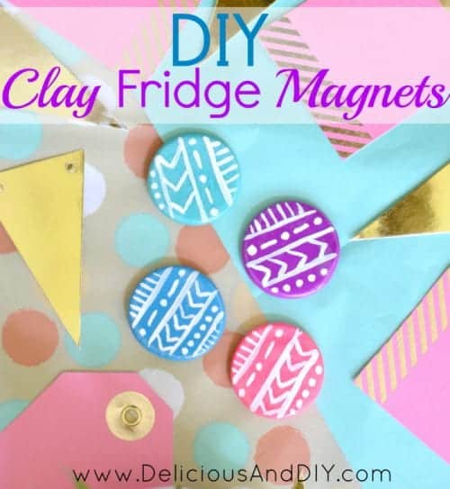 How to Make Clay Fridge Magnets - The Crafty Blog Stalker