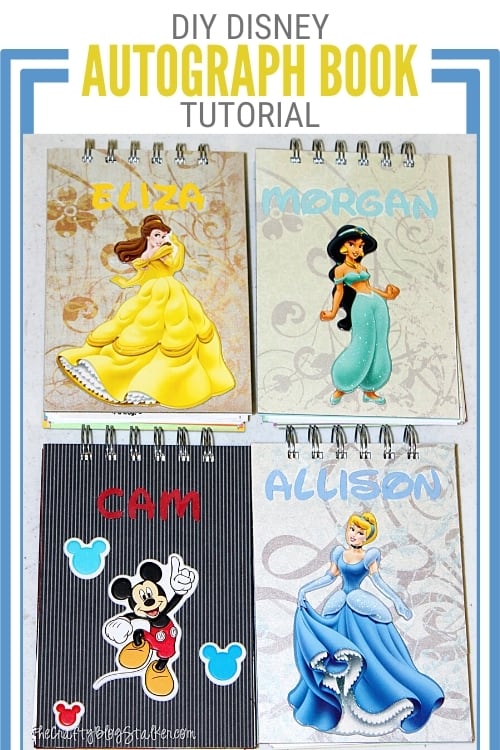 How to Make a Disney Autograph Book with Kid Activities