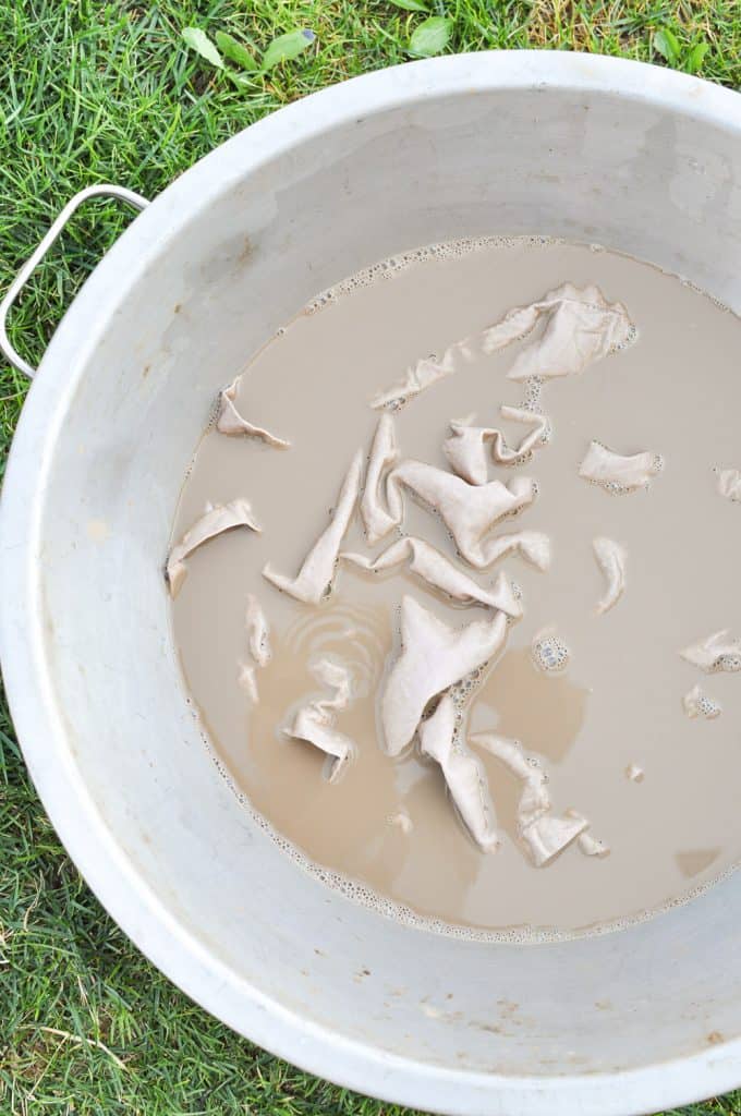 Enhance your next home decor project by learning how to dye fabric with milk paint and provide a timeless look for any project big or small!