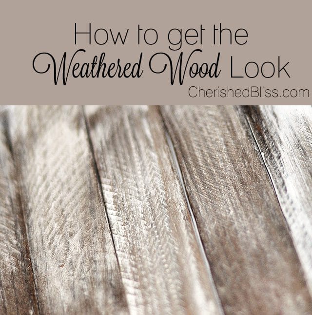 Make new wood look OLD with this tutorial on how to Weather Wood. Click through for instructions