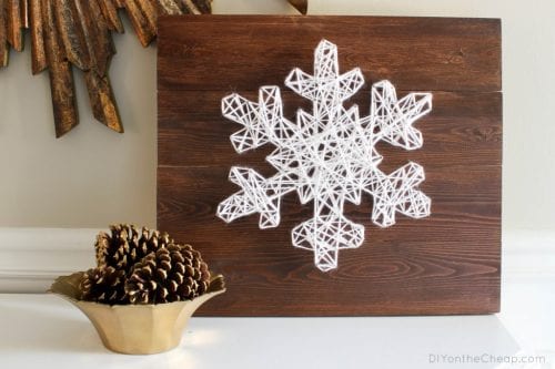 Winter Snowflake Crafts | Handmade | Home Decor | Christmas | Snow | Holidays | Easy DIY Craft Tutorial Ideas