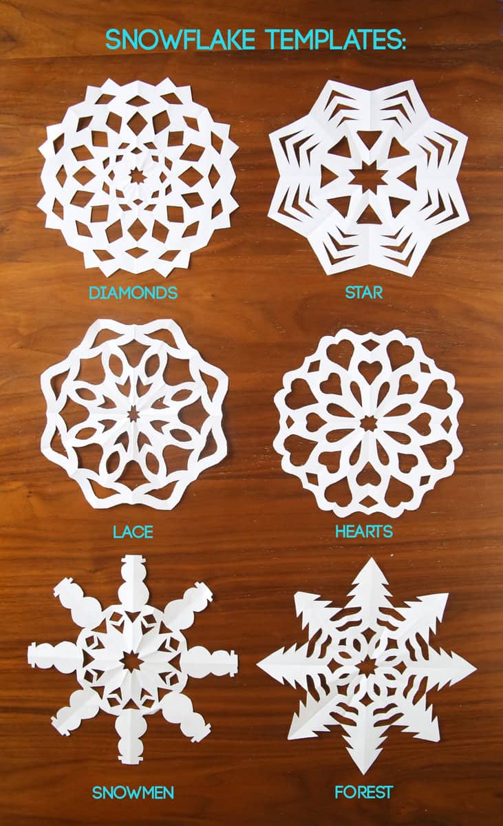 how to cut snowflakes from paper fun winter christmas 