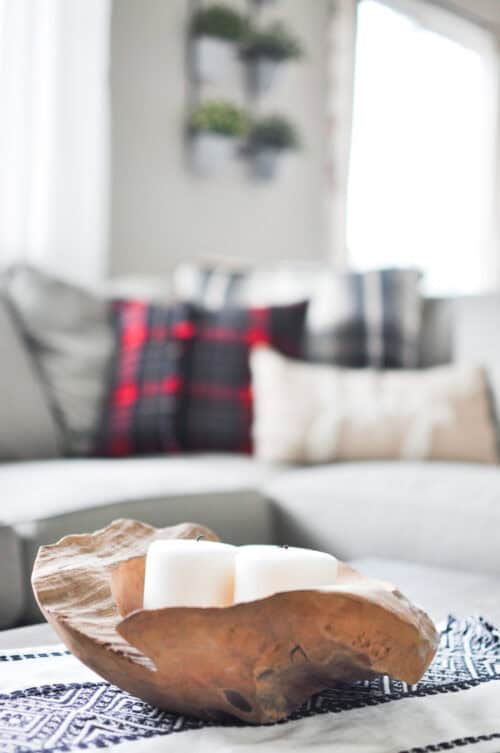 Simple Christmas Living Room Home Tour - The Crafty Blog Stalker