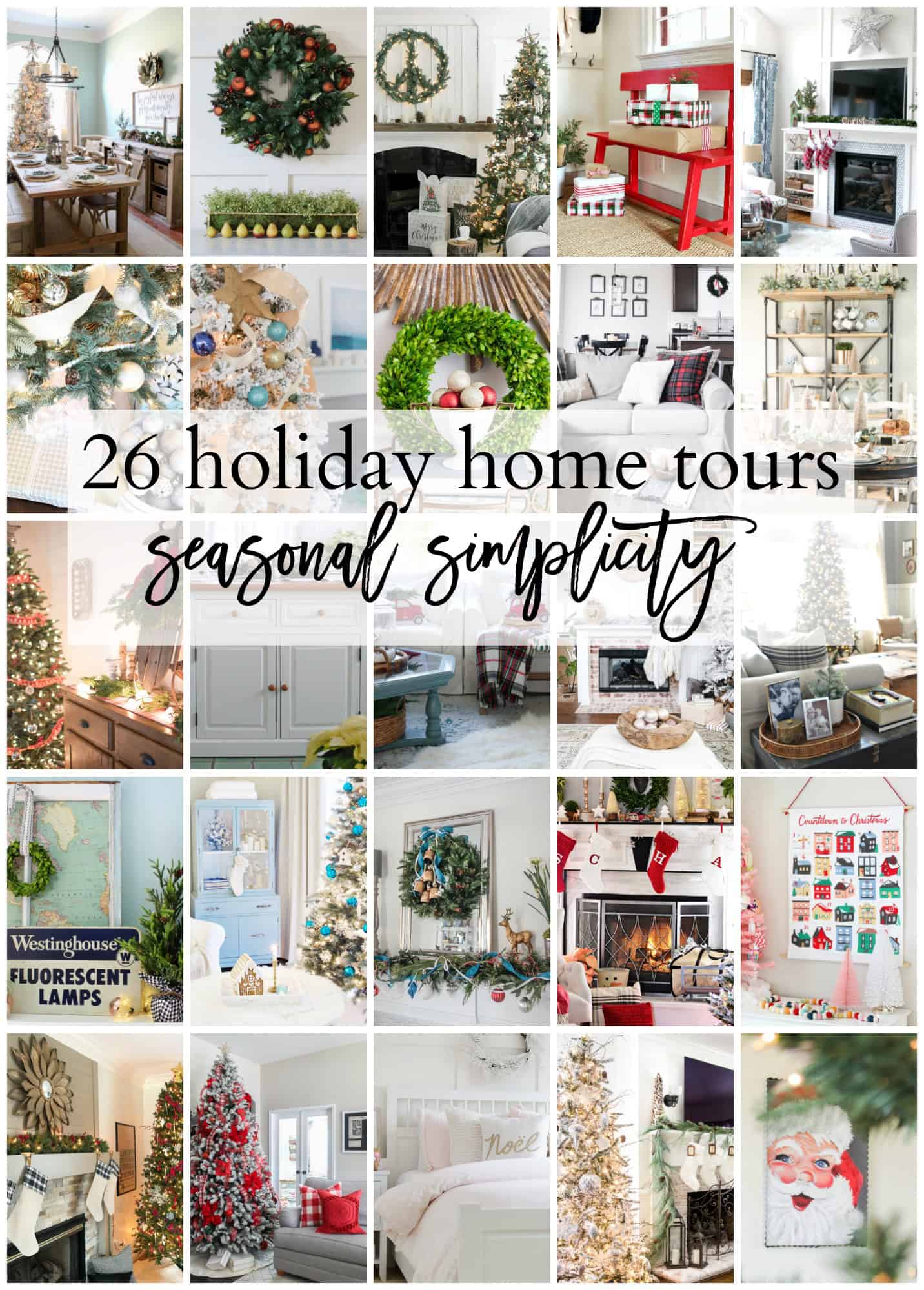 Come take a tour of this Christmas Kitchen & Dining Room along with 25 other bloggers! Simple touches are all thats needed to bring Christmas into your home
